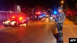 Policía Federal de México en un operativo en Quintana Roo. (AFP/Archivo)