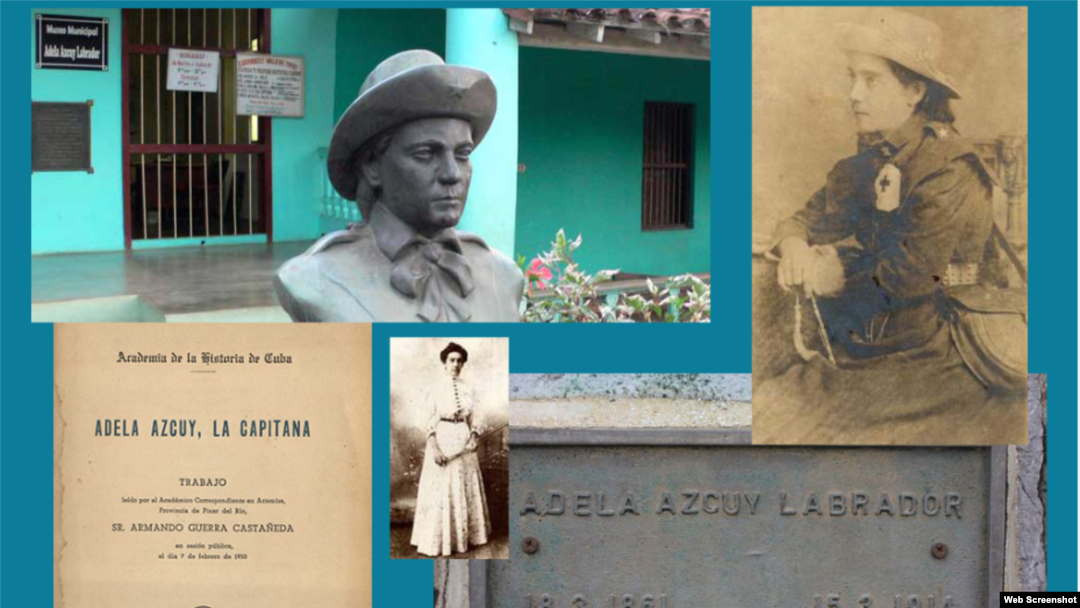 Imágenes de la Capitana Adela Azcuy Labrador
