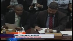 Dos activistas cubanos relatan Cuba en el Congreso de EEUU