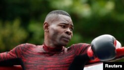 El boxeador cubano Guillermo "El Chacal" Rigondeaux, en una foto de archivo que fue tomada en 2016 (Action Images/Peter Cziborra).
