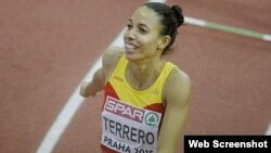 Indira Terrero, la velocista cubana "que iba corriendo a la escuela".