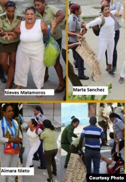 Varias Damas de Blanco permanecen presas por razones políticas