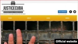 Sitio en internet de Justice Cuba.