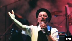 El cantante panameño, Rubén Blades. Archivo.