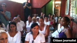 Reporta Cuba. Damas de Blanco en el Taller sobre DDHH, en La Habana.