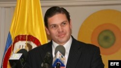El ministro colombiano de Defensa, Juan Carlos Pinzón. 