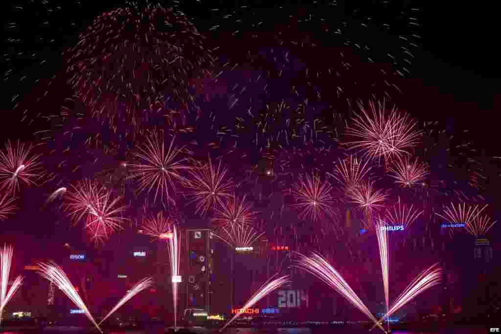 Celebraciones de año nuevo - Hong Kong