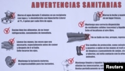 Advertencia sobre los casos de cólera en Cuba y las medidas a tomar. 