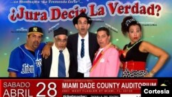 Actores del programa televisivo cubano ¿Jura decir la verdad?