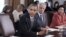 El presidente de Estados Unidos, Barack Obama, durante la reunión de gabinete en la Casa Blanca, en Washington, DC, EE.UU., el 12 de septiembre de 2013