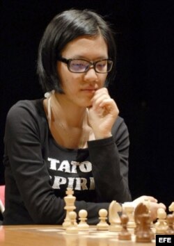 Hou Yifan, campeona mundial de ajedrez.