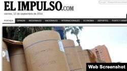 El diario venezolano El Impulso anuncia a sus lectores que tendrán papel para la próxima semana. 