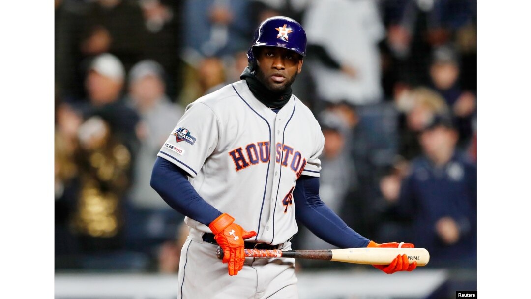 Yordán Álvarez de los Astros de Houston. Noah K. Murray-USA TODAY Sports vía Reuters