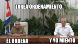 Ordenamiento entre Raúl Castro y Díaz-Canel