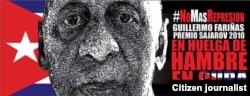 NoMásRepresión: Gullermo Fariñas, Premio Sajarov 2010 en huelga de hambre en Cuba