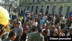 Protesta de cuentapropistas en Holguín