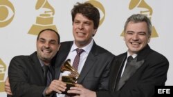 Trío Corrente en la 56 Premiación Grammy 