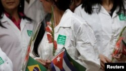 Médicos cubanos en Brasil. (REUTERS/Fernando Medina)
