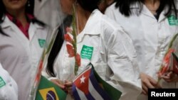 Médicos cubanos en Brasil. REUTERS/Fernando Medina