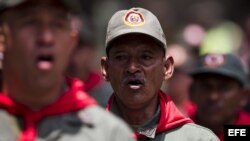 Miembros de la Milicia Bolivariana de Venezuela.