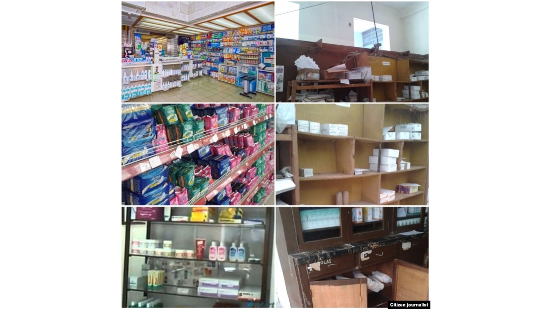Las diferencias en "farmacias internacionales y estatales"