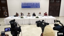 Diálogos de paz entre el Gobierno colombiano y las FARC.
