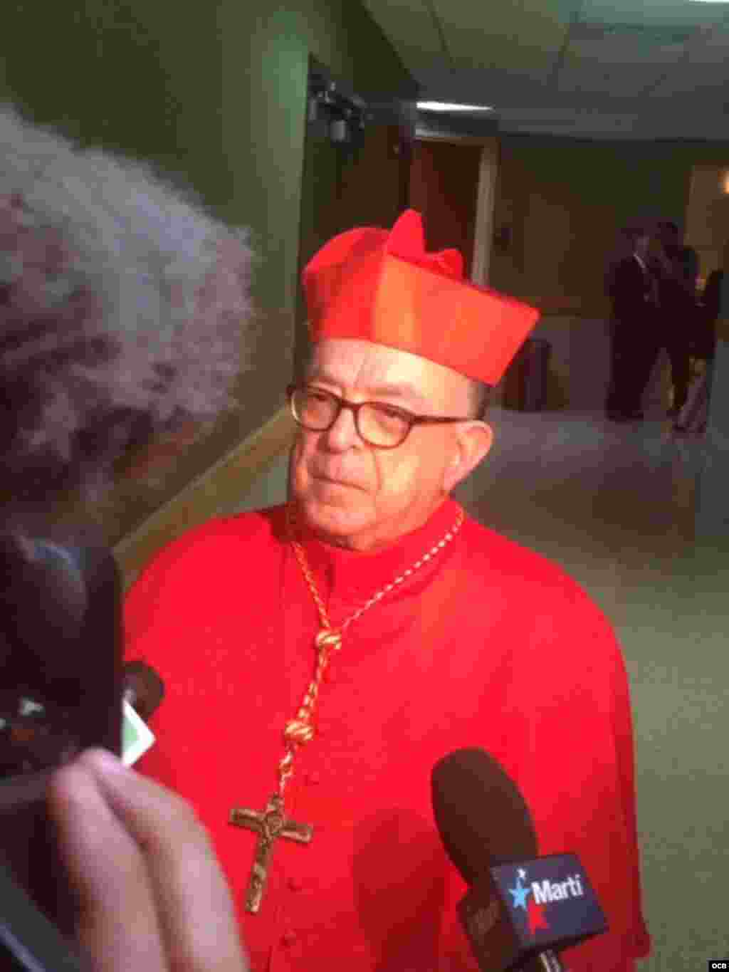 El cardenal Raymundo Damasceno Assis de Aparecida, Brasil, Foto cortesía de José Luis Ramos.