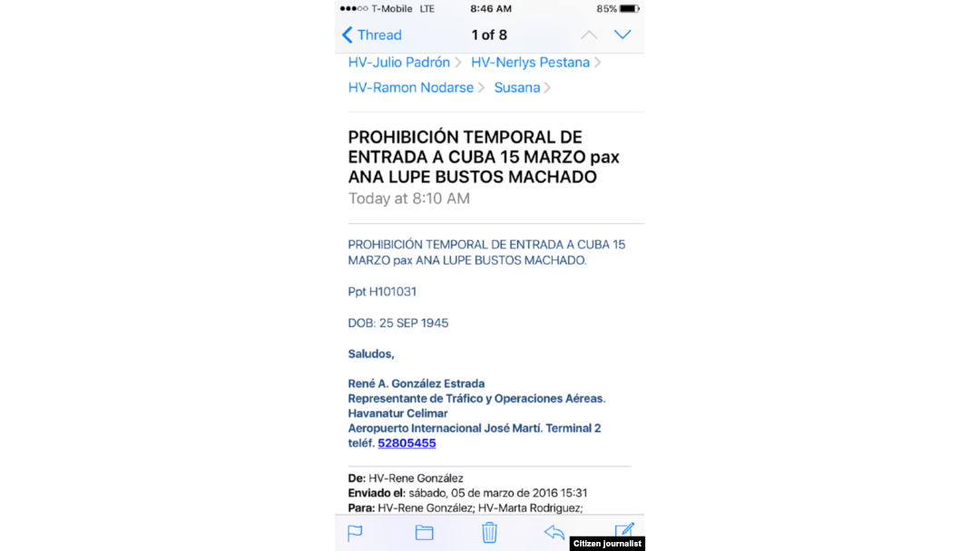 Negativa Foto Cortesía de Lupe Busto