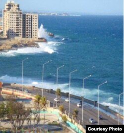 Vista del Malecón desde el Hotel Riviera
