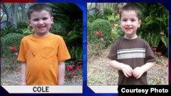Cole, de 4 años, y Chase, de 2 (foto Oficina del Sheriff del Condado Hillsborough).