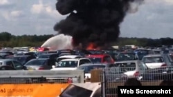 Accidente aéreo en el que murieron familiares de Osama bin Laden en Inglaterra.