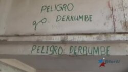 Artistas del circo Granma ensayan en local con peligro de derrumbe