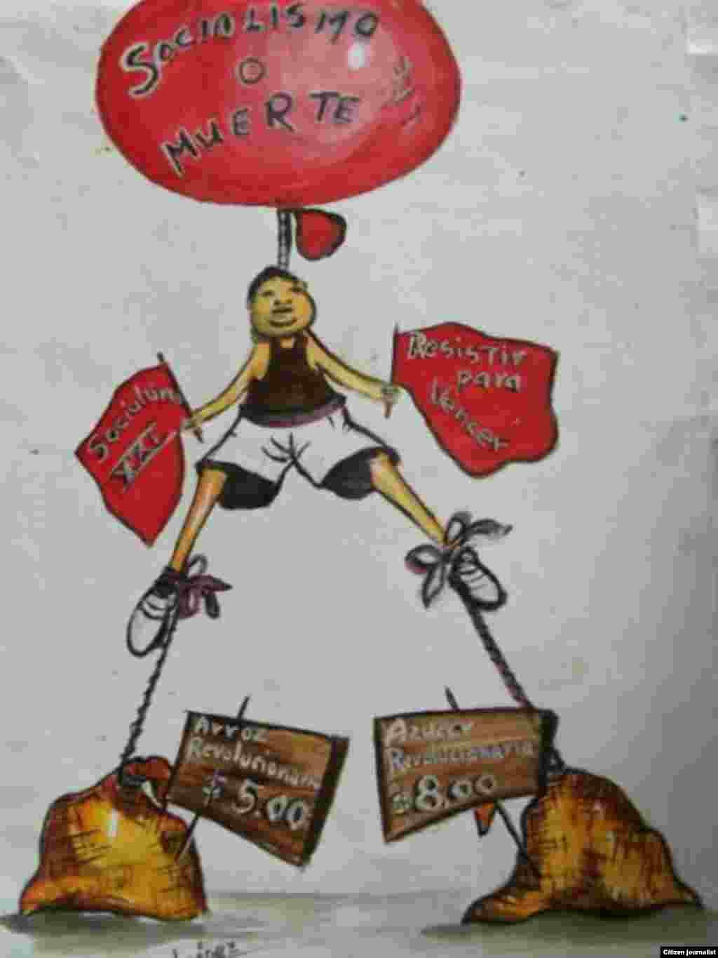 &nbsp;Artista Gráfico Enrique López&nbsp;de la serie "Socialismo del Siglo XXI".