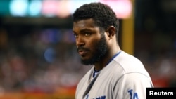 Pelotero cubano Yasiel Puig 