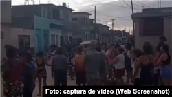 Imagen de la calle en Cárdenas, en los alrededores del lugar