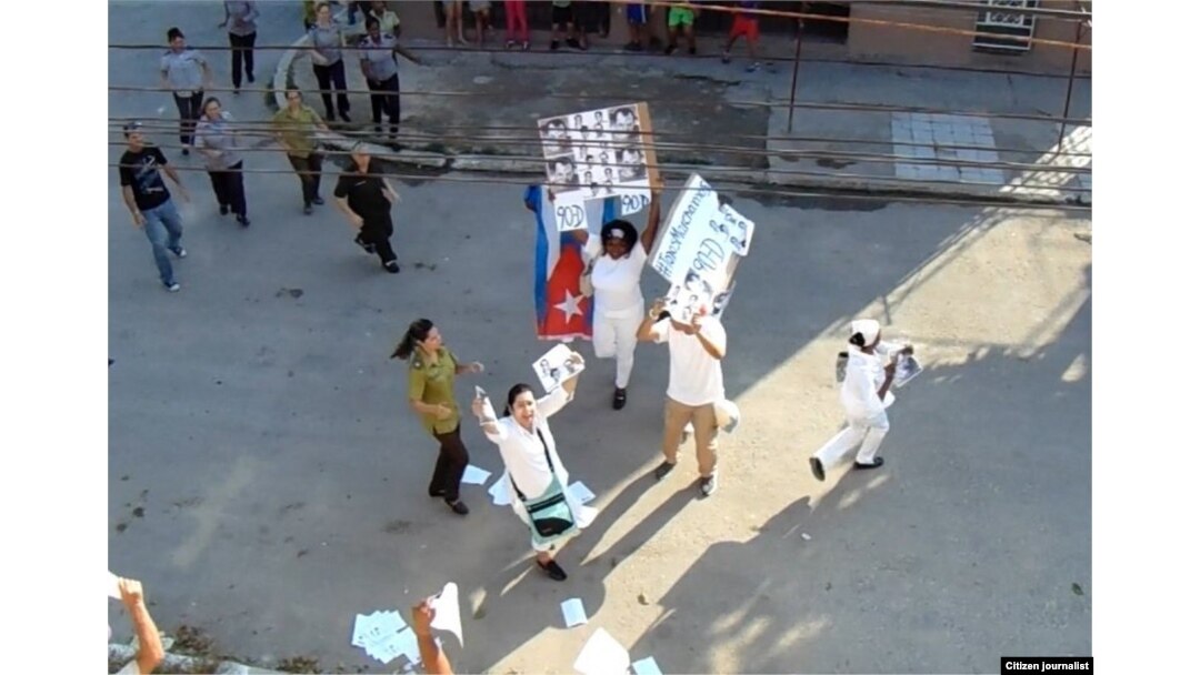 Cuba represión contra Damas de Blanco Habana Foto de Angel Moya