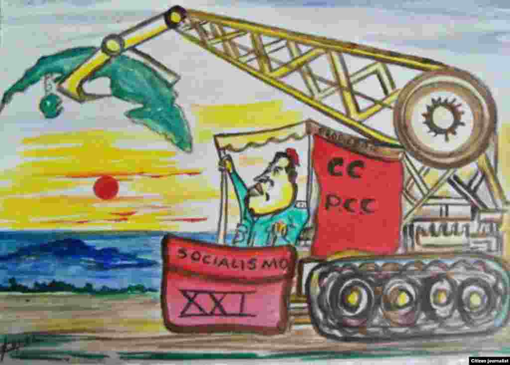 &nbsp;Artista Gráfico Enrique López&nbsp;de la serie "Socialismo del Siglo XXI".