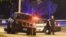 Policía en Garland, Texas, donde atacaron evento de caricaturas sobre Mahoma. 