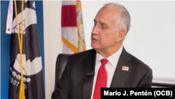 El congresista republicano por Florida, Mario Díaz-Balart, en una entrevista exclusiva con Martí Noticias. 