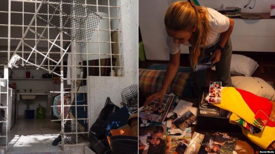 Tintori publicó en Twitter imágenes del allanamiento. Tomado de @liliantintori