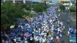 Miles de nicaragüenses marchan en Managua para pedir paz y justicia