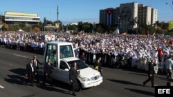 Benedicto XVI en la Plaza José Martí 