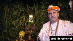 Leonel Gámez Céspedes, presidente de la Sociedad Yoruba de México.