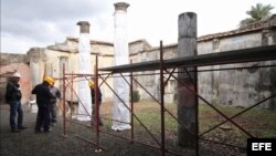 Las obras de restauración de Pompeya fueron inauguradas este martes.