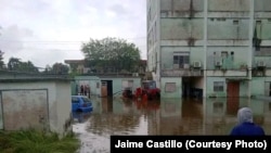 Inundaciones en Sagua la Grande por intensas lluvias