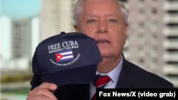 El senador Linsey Graham en declaraciones a Fox News, el 8 de marzo de 2026.