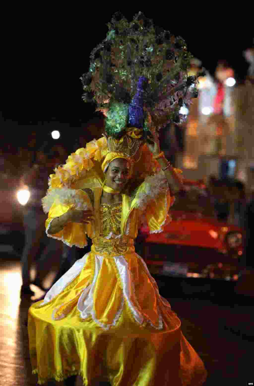 Las celebraciones del tradicional Carnaval de La Habana.