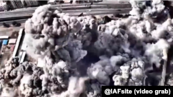 Ataque israelí a la sede del régimen iraní, en Teherán.