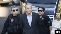  El exministro brasileño José Dirceu, el hombre fuerte del primer mandato del expresidente Luiz Inácio Lula da Silva (2003-2006).