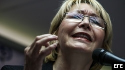 La fiscal general de Venezuela, Luisa Ortega Díaz.